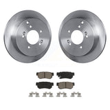 Rear Disc Brake Rotor & Ceramic Pad Kit For Hyundai Santa Fe Kia Sportage Tucson