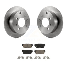 Load image into Gallery viewer, Rear Disc Brake Rotor And Ceramic Pad Kit For Hyundai Sonata Kia Optima Magentis