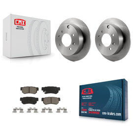 Rear Disc Brake Rotor And Ceramic Pad Kit For Hyundai Sonata Kia Optima Magentis