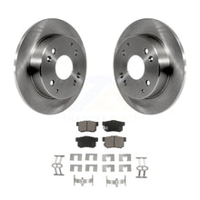 Charger l&#39;image dans la galerie, Rear Disc Brake Rotors And Ceramic Pads Kit For Honda Accord Acura CL