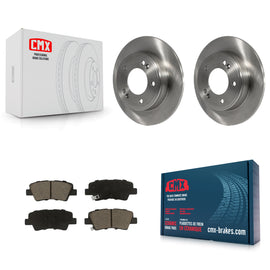 Rear Brake Rotors Ceramic Pad Kit For Kia Soul Forte Hyundai Veloster Elantra GT