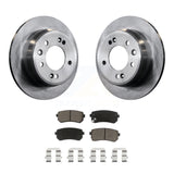 Rear Disc Brake Rotors & Ceramic Pad Kit For Hyundai Elantra Tucson Kia Sportage