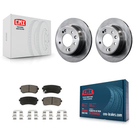 Rear Disc Brake Rotors & Ceramic Pad Kit For Hyundai Elantra Tucson Kia Sportage