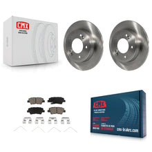 Charger l'image dans la galerie, Rear Disc Brake Rotors And Ceramic Pads Kit For Hyundai Elantra Kia Soul Venue