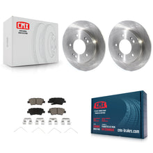 Charger l'image dans la galerie, Rear Disc Brake Rotors And Ceramic Pads Kit For Hyundai Elantra Kia Niro Ioniq