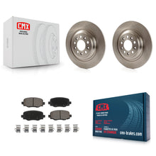 Charger l'image dans la galerie, Rear Disc Brake Rotors And Ceramic Pads Kit For Jeep Cherokee