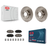 Rear Disc Brake Rotors And Ceramic Pads Kit For Jeep Cherokee Chrysler 200