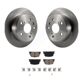 Rear Disc Brake Rotors And Ceramic Pads Kit For Toyota Camry Lexus ES300