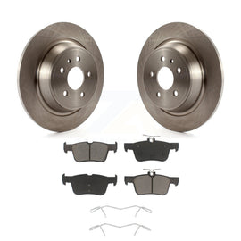 Rear Disc Brake Rotor Ceramic Pad Kit For Ford Fusion Escape Lincoln MKC MKZ MKX