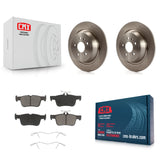 Rear Disc Brake Rotor Ceramic Pad Kit For Ford Fusion Escape Lincoln MKC MKZ MKX