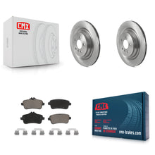 Charger l'image dans la galerie, Rear Brake Rotor Ceramic Pad Kit For Mercedes-Benz GLS450 GL450 GLS550 GL350 AMG