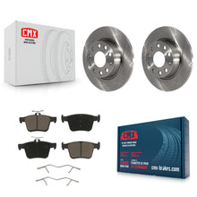 Charger l'image dans la galerie, Rear Brake Rotor Ceramic Pad Kit For Audi A3 Quattro Volkswagen e-Golf Sportback