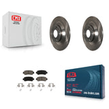 Rear Disc Brake Rotors And Ceramic Pads Kit For Mazda CX-5