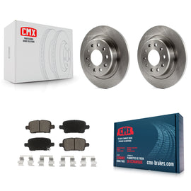 Rear Brake Rotors Ceramic Pad Kit For Chevrolet Equinox Malibu GMC Terrain Buick