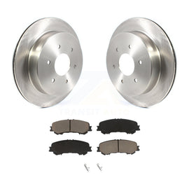 [Rear] 2017-2023 Nissan TITAN Premium OE Brake Rotors & Ceramic Pads Kit For Max Braking