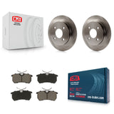 Rear Disc Brake Rotors And Ceramic Pads Kit For Ford Focus Fiesta