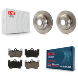 Rear Disc Brake Rotors And Ceramic Pads Kit For Porsche Cayenne Audi Q7