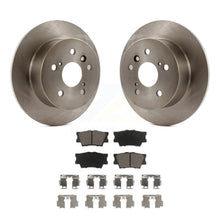 Charger l&#39;image dans la galerie, Rear Disc Brake Rotors And Ceramic Pads Kit For Toyota Camry Lexus ES350 Avalon