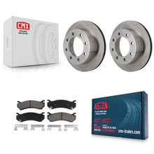 Charger l'image dans la galerie, Rear Brake Rotor Ceramic Pad Kit For Chevrolet Silverado 2500 HD GMC Sierra 3500