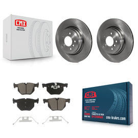 Rear Brake Rotors & Ceramic Pad Kit For BMW 335i X1 xDrive 330i 335xi 335d 330xi