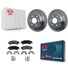 Rear Brake Rotor & Ceramic Pad Kit For Chevrolet Silverado 1500 GMC Sierra Tahoe