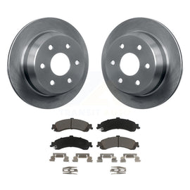 [Rear] 2002 Chevrolet Suburban 1500 4WD Premium OE Brake Rotors & Ceramic Pads Kit For Max Braking