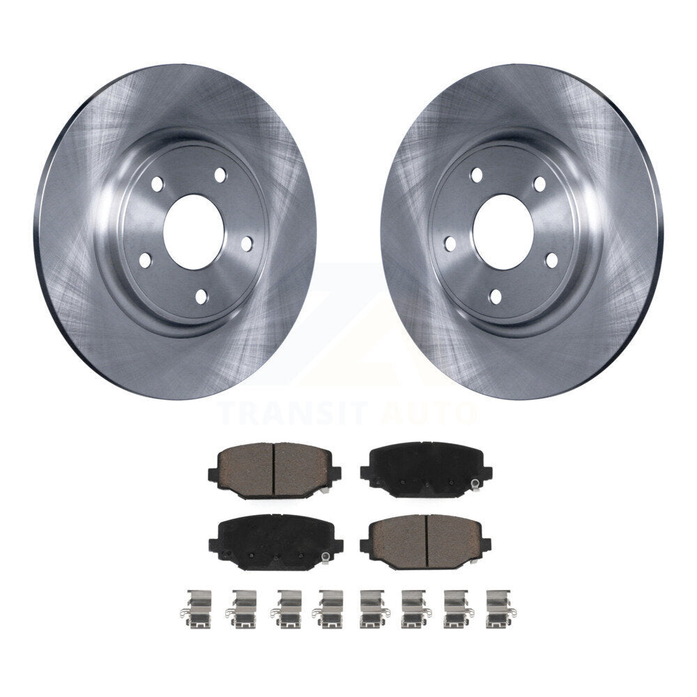 Rear Brake Rotor Ceramic Pad Kit For Dodge Grand Caravan Journey Chrysler Town &