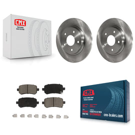Rear Brake Rotor Ceramic Pad Kit For Dodge Grand Caravan Chrysler Town & Country