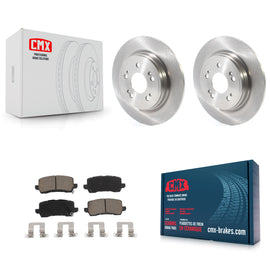 [Rear] 2014-2020 Acura RLX Premium OE Brake Rotors & Ceramic Pads Kit For Max Braking