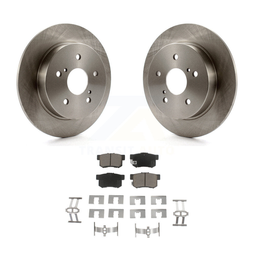 Rear Disc Brake Rotors And Ceramic Pads Kit For Suzuki SX4 Crossover