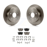 Rear Disc Brake Rotors And Ceramic Pads Kit For Suzuki SX4 Crossover