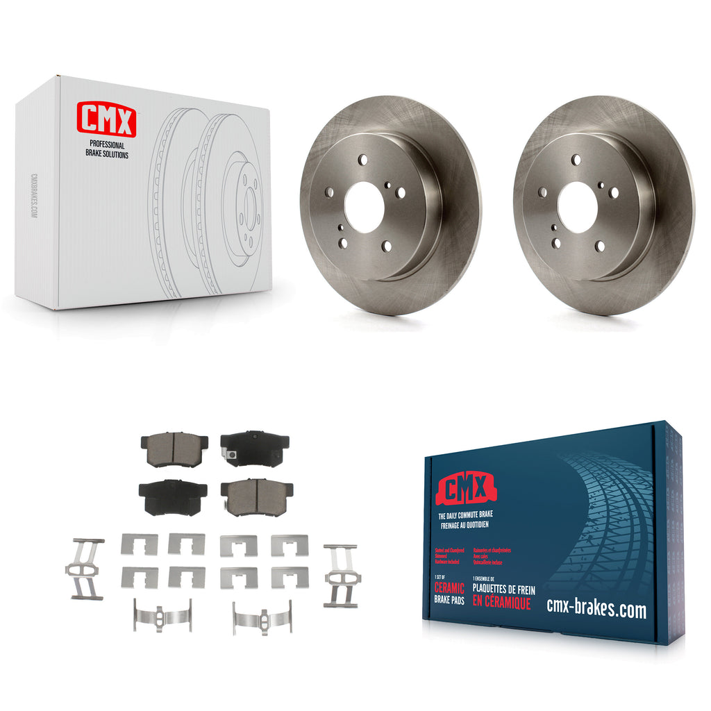 Rear Disc Brake Rotors And Ceramic Pads Kit For Suzuki SX4 Crossover