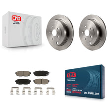 Charger l'image dans la galerie, Rear Disc Brake Rotors And Ceramic Pads Kit For Subaru Tribeca B9