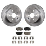 Rear Disc Brake Rotor Ceramic Pad Kit For Toyota Camry Lexus ES350 Avalon ES300h