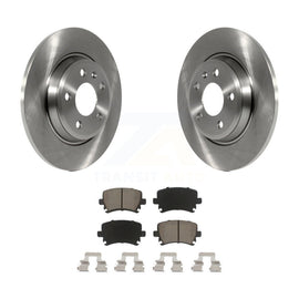 [Rear] 2009 Audi A4 Quattro Convertible Premium OE Brake Rotors & Ceramic Pads Kit For Max Braking