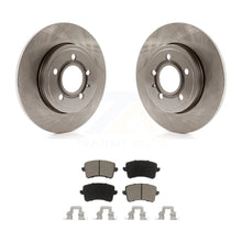 Charger l&#39;image dans la galerie, Rear Brake Rotor &amp; Ceramic Pad Kit For Audi A4 Quattro With 288mm Diameter