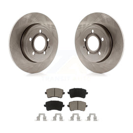 [Rear] 2009 Audi A4 Quattro Sedan/Wagon Premium OE Brake Rotors & Ceramic Pads Kit For Max Braking
