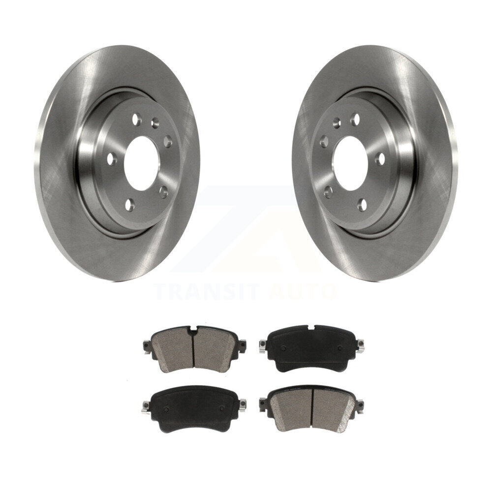 Rear Disc Brake Rotors And Ceramic Pads Kit For Audi A4 Quattro