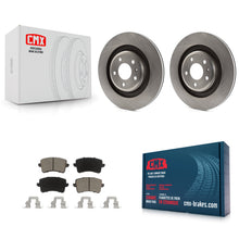 Load image into Gallery viewer, Rear Disc Brake Rotors And Ceramic Pads Kit For Audi S5 A4 Quattro