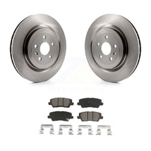 Charger l&#39;image dans la galerie, Rear Disc Brake Rotors And Ceramic Pads Kit For 2015 Cadillac CTS 6.2L