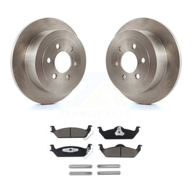 [Rear] 2003-2004 Dodge Dakota Premium OE Brake Rotors & Ceramic Pads Kit For Max Braking