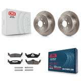 [Rear] 2003-2004 Dodge Dakota Premium OE Brake Rotors & Ceramic Pads Kit For Max Braking