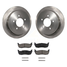 Rear Brake Rotor And Ceramic Pad Kit For Ford F-150 Expedition Lincoln Navigator