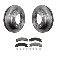 Charger l&#39;image dans la galerie, Rear Brake Rotor Ceramic Pad Kit For Ford E-350 Super Duty E-250 E-150 Econoline