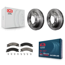 Load image into Gallery viewer, Rear Brake Rotor Ceramic Pad Kit For Ford E-350 Super Duty E-250 E-150 Econoline