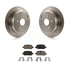 Charger l&#39;image dans la galerie, Rear Disc Brake Rotors And Ceramic Pads Kit For 2002-2004 Honda Odyssey