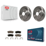 Rear Disc Brake Rotors And Ceramic Pads Kit For INFINITI Nissan Armada QX80 QX56