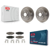 Rear Disc Brake Rotor & Ceramic Pad Kit For Subaru Forester Impreza Crosstrek XV