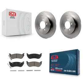 Rear Disc Brake Rotors And Ceramic Pads Kit For Ford Explorer Sport Trac Mercury