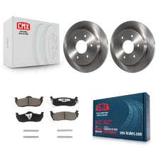 Charger l'image dans la galerie, Rear Brake Rotor And Ceramic Pad Kit For Nissan Titan Armada INFINITI QX56 TITAN